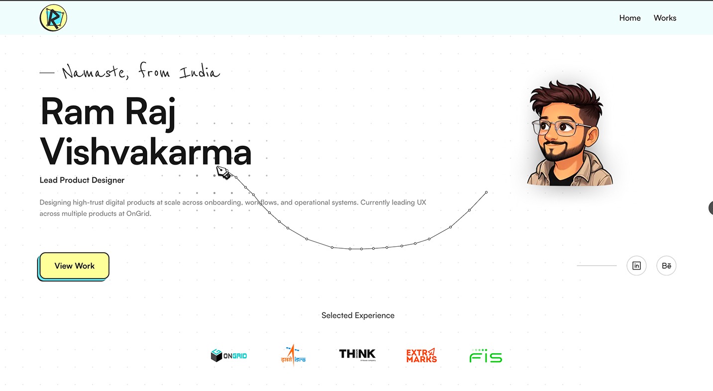 Ram Raj | UX Designer Portfolio | data design, UX/UI Design, Visual Design, Music and AI Image 0