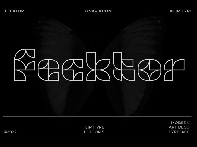 Fecktor - Free Modular Font