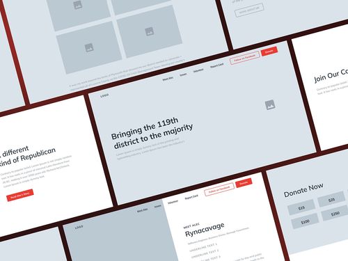USA Politician Webflow Website - Clean & Professional on Behance