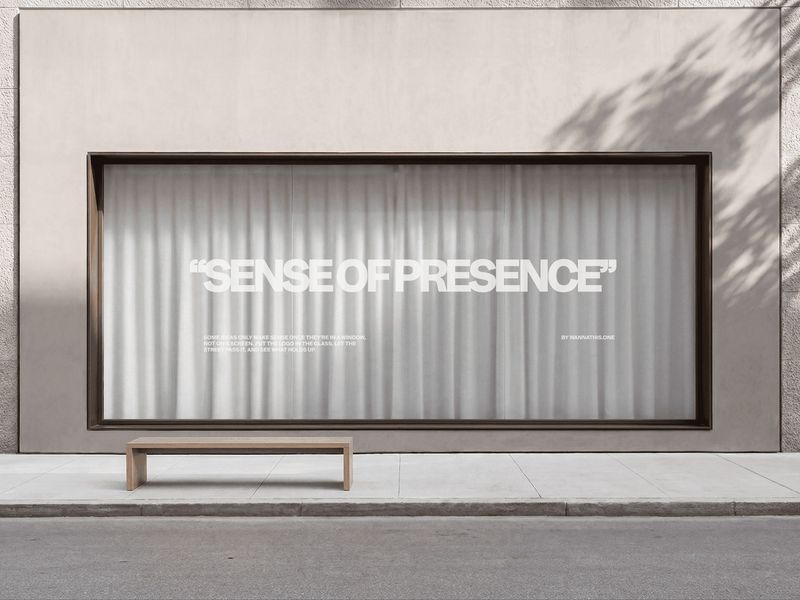 Large Storefront Window Branding Mockup