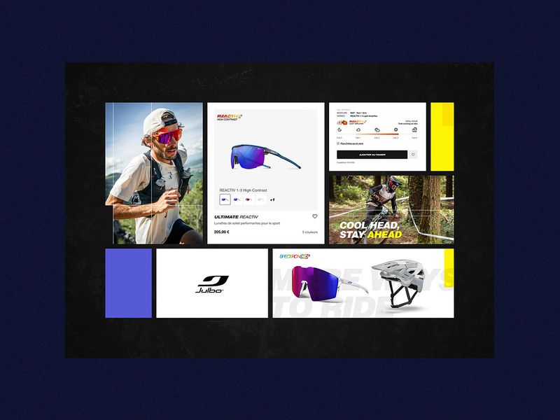 Julbo ecommerce redesign