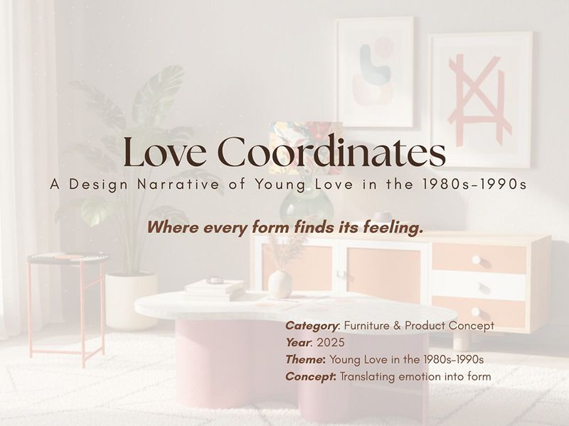 Love Coordinates _ Furniture design project 2025