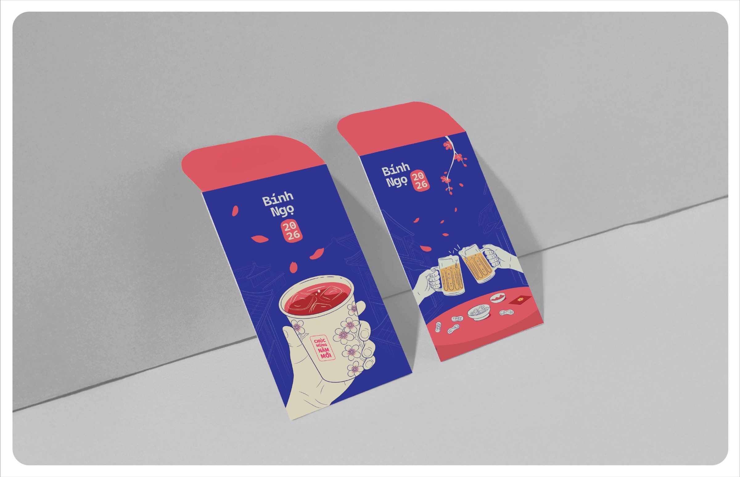 Whispers of Tết in Hanoi – Red Envelope Design Image 1