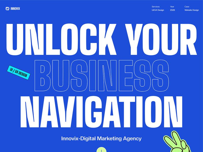Creative Agency Website I Innovix I UI/UX Case Study