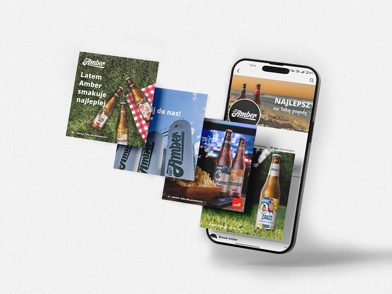 Amber Brewery Social Media Graphics