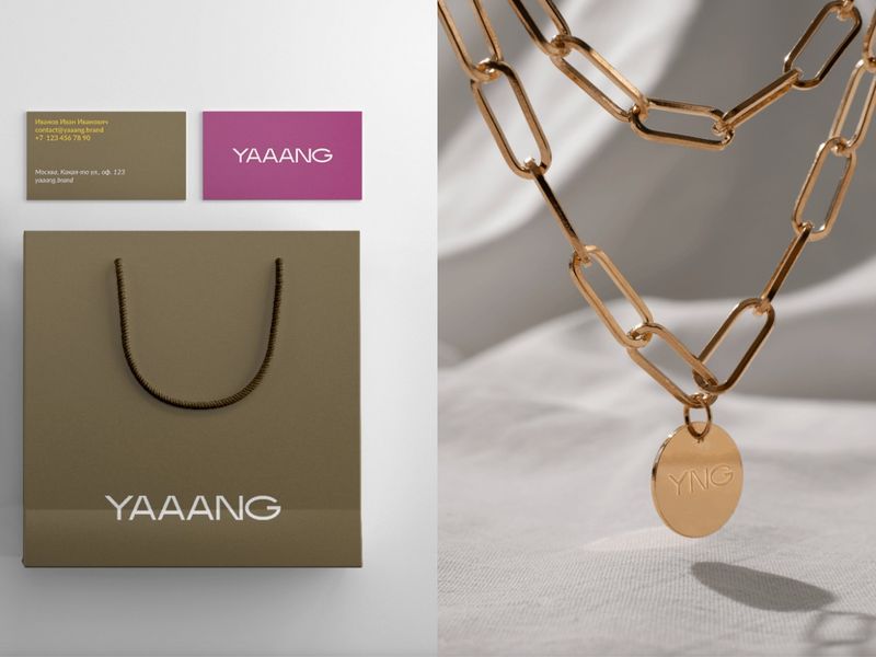 YAAANG jewellery band | Brandbook