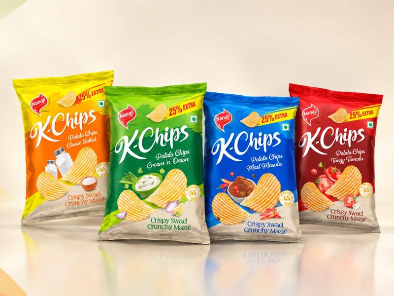 NANA JI K-Chips – Creative Potato Chips Packaging Design