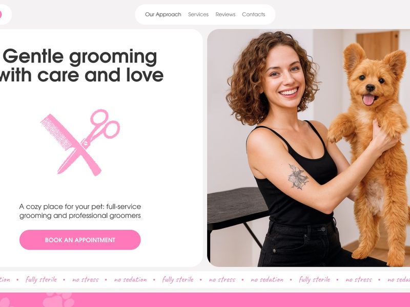 Ineko — gentle dog & cat grooming in Moscow