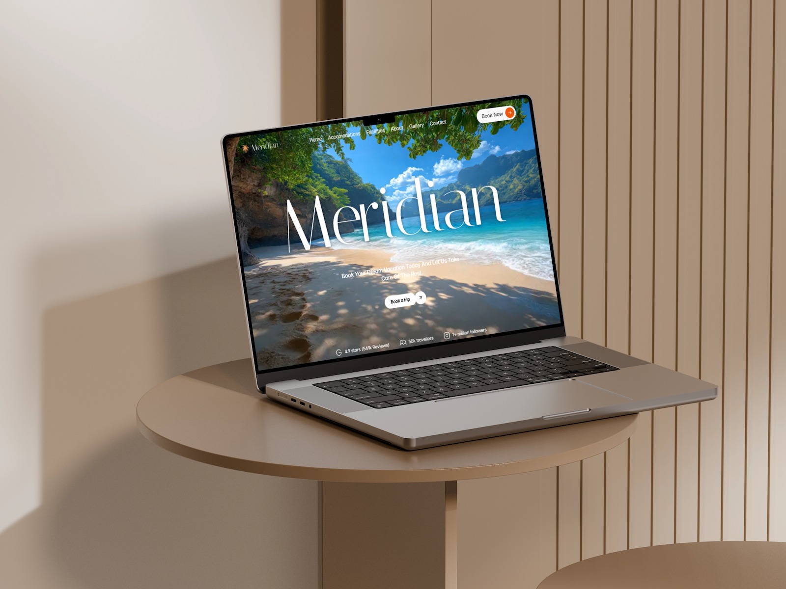 Meridian — Travel Experience Website Image 0