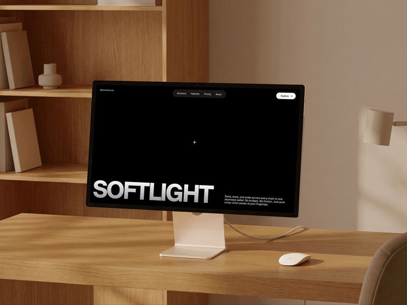 Desktop Monitor in Home Office
