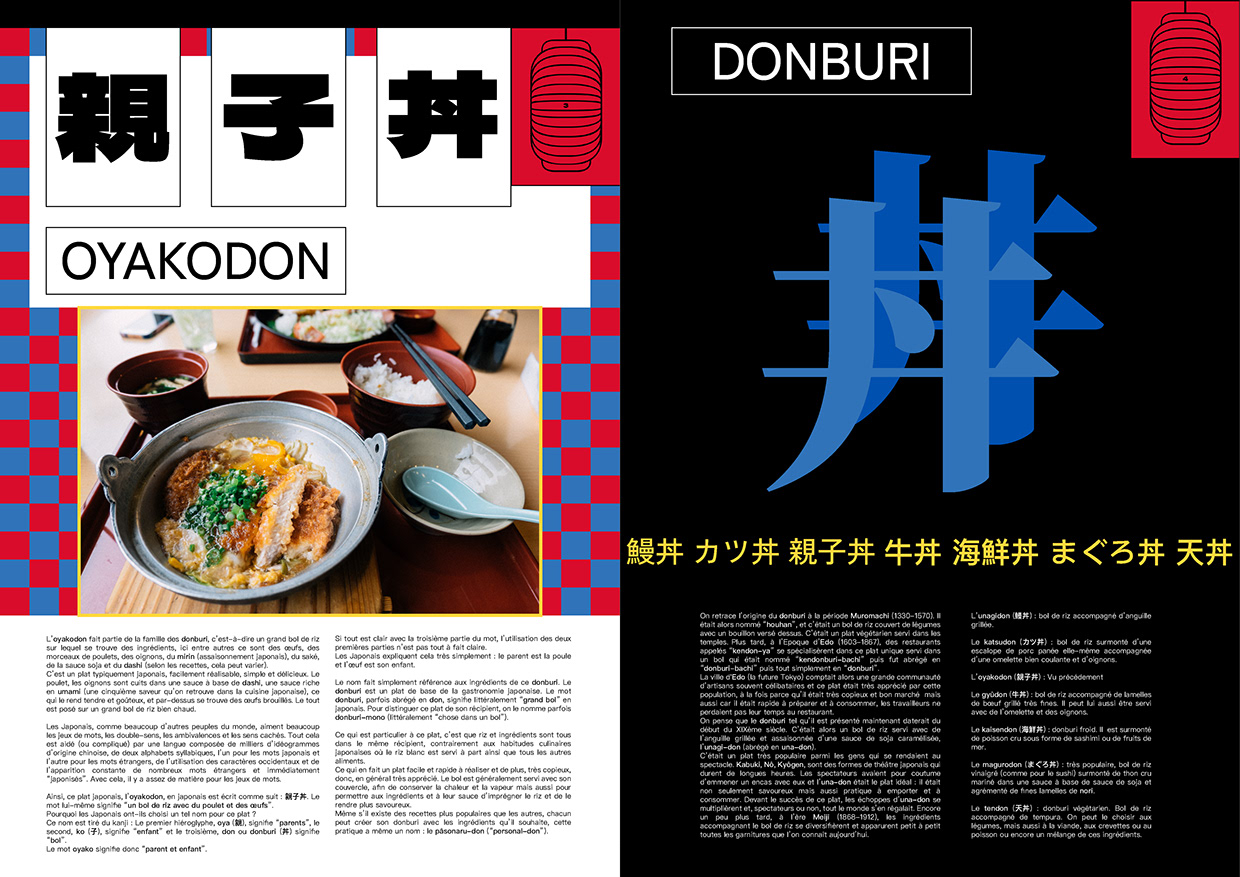 Layout work on Japanese food Image 3