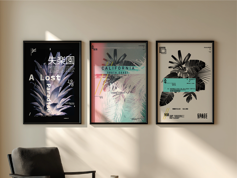 California Dreamscapes — Spectral Poster Series