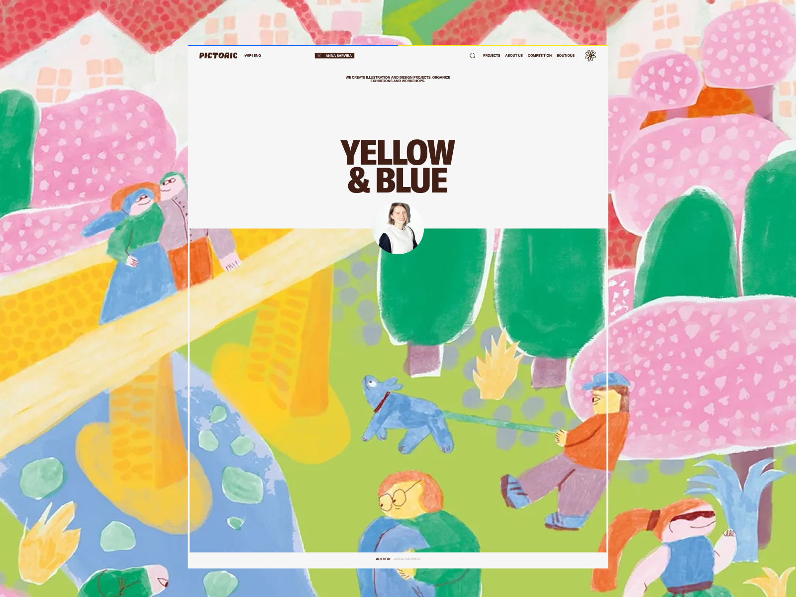 Pictoric: Immersive Web Experience for Illustrators and Art Projects Image 2