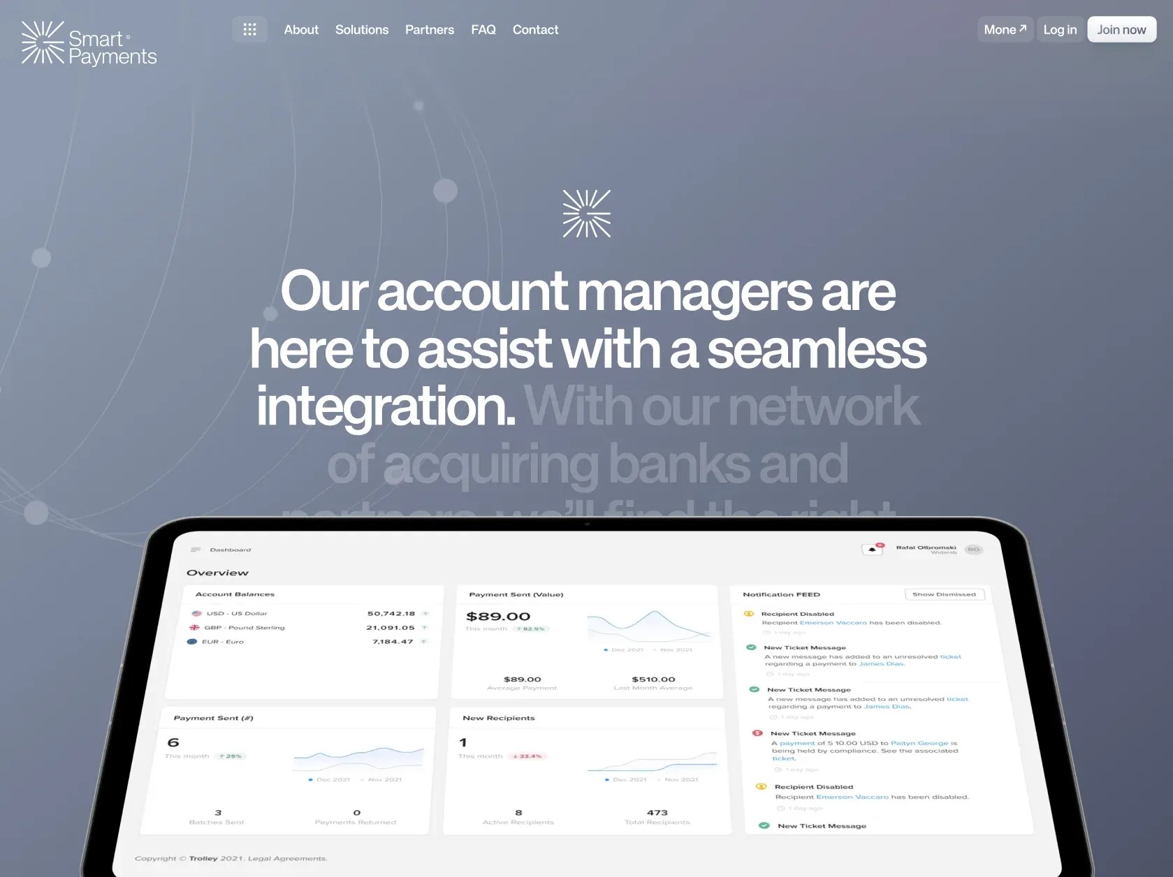 Smart Payments: Modern Fintech Platform for Global Businesses Image 2