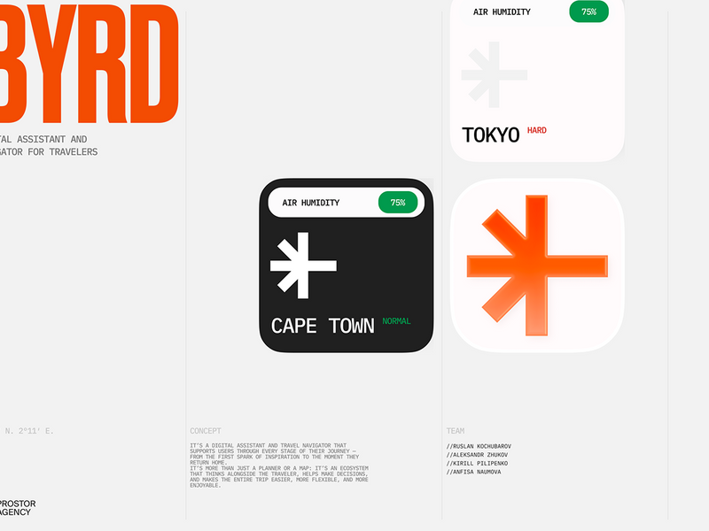 BYRD | Mobile application design