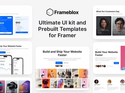 Frameblox - Ultimate Framer UI Kit