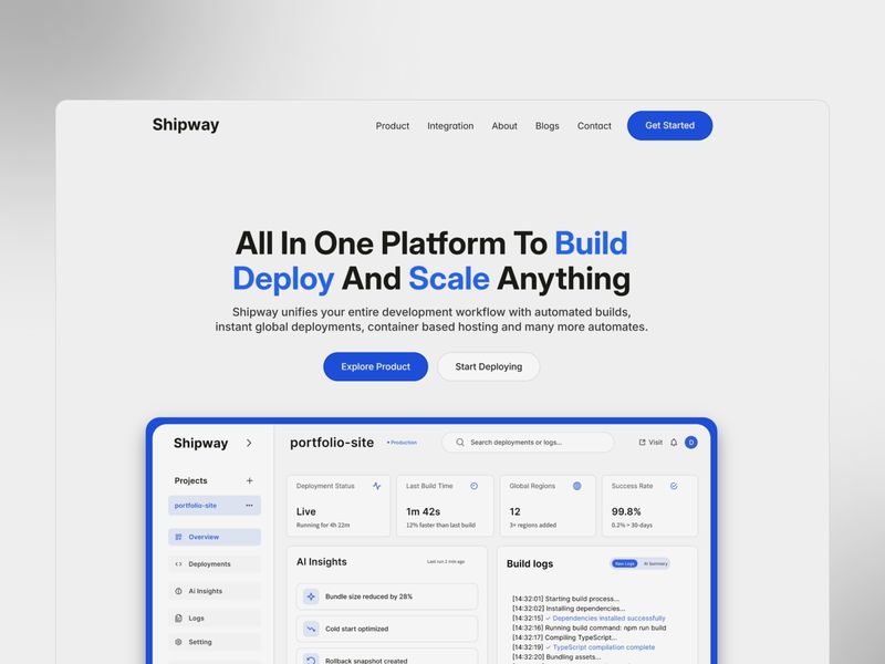 Shipway by Danixo Studio - Agency design asset by framer
