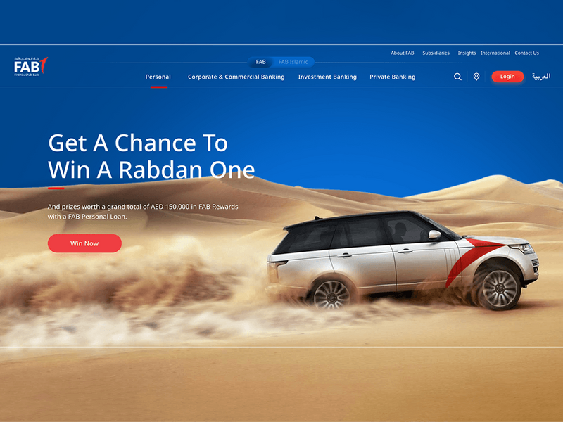 First Abu Dhabi Bank - Redefining UX