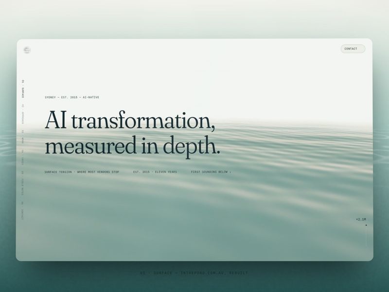 INTHEPOND | AI-Native Agency — Enterprise AI, Local AI & Digital Employee Solutions