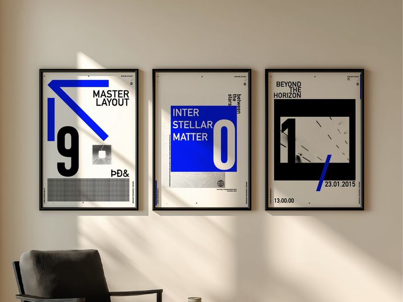 Minimal Contrast & Modular Typography (Free AI Pack)