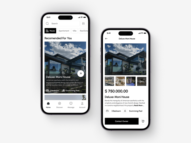 Real Estate Mobile UI App 🏡