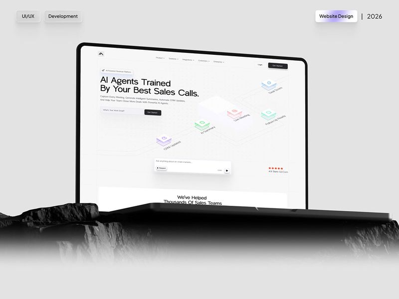 AI Sales Automation Platform – SaaS Dashboard & UX UI