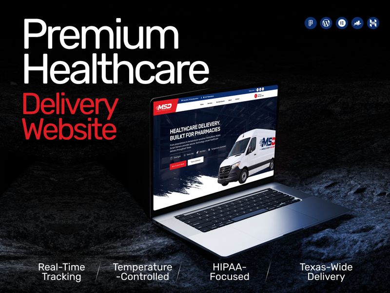 MSD | Delivery Service Website Design for Pharmacies