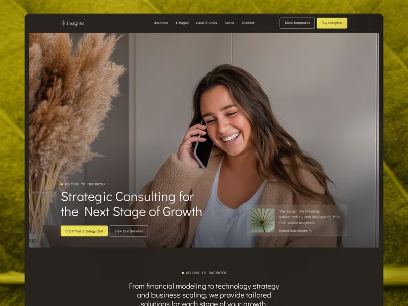 Insighter - Webflow HTML website template