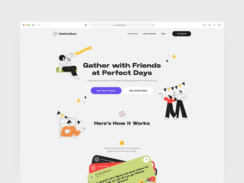 GatherNest - Find the Perfect Time to Gather