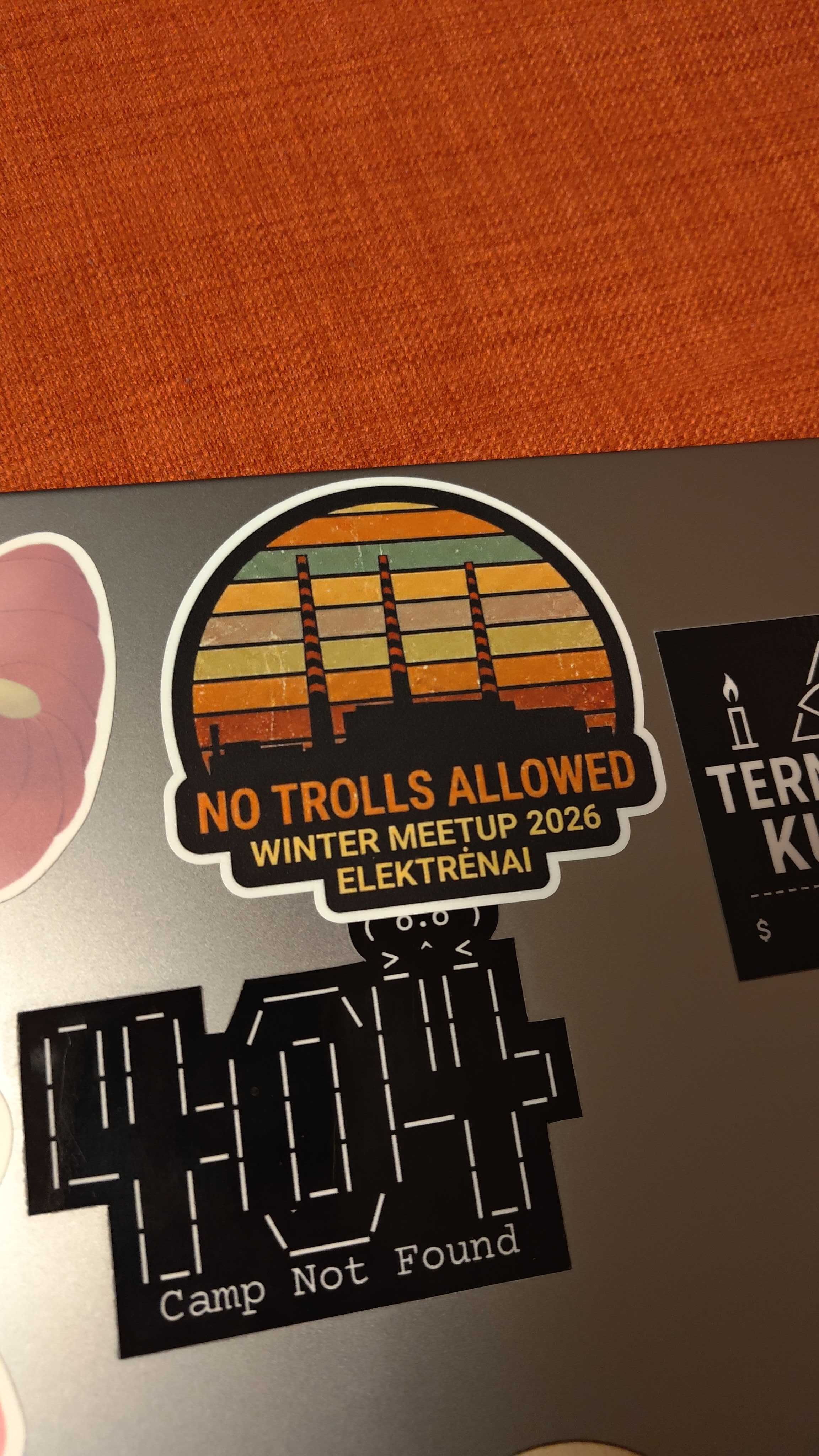 No Trolls Allowed winter meetup sticker Image 0