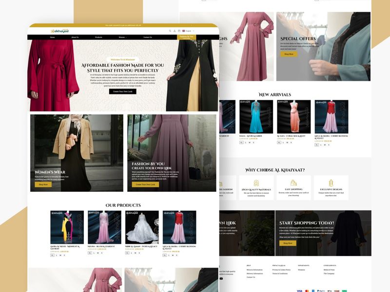 Al Khaiyaat | Luxury Fashion UI