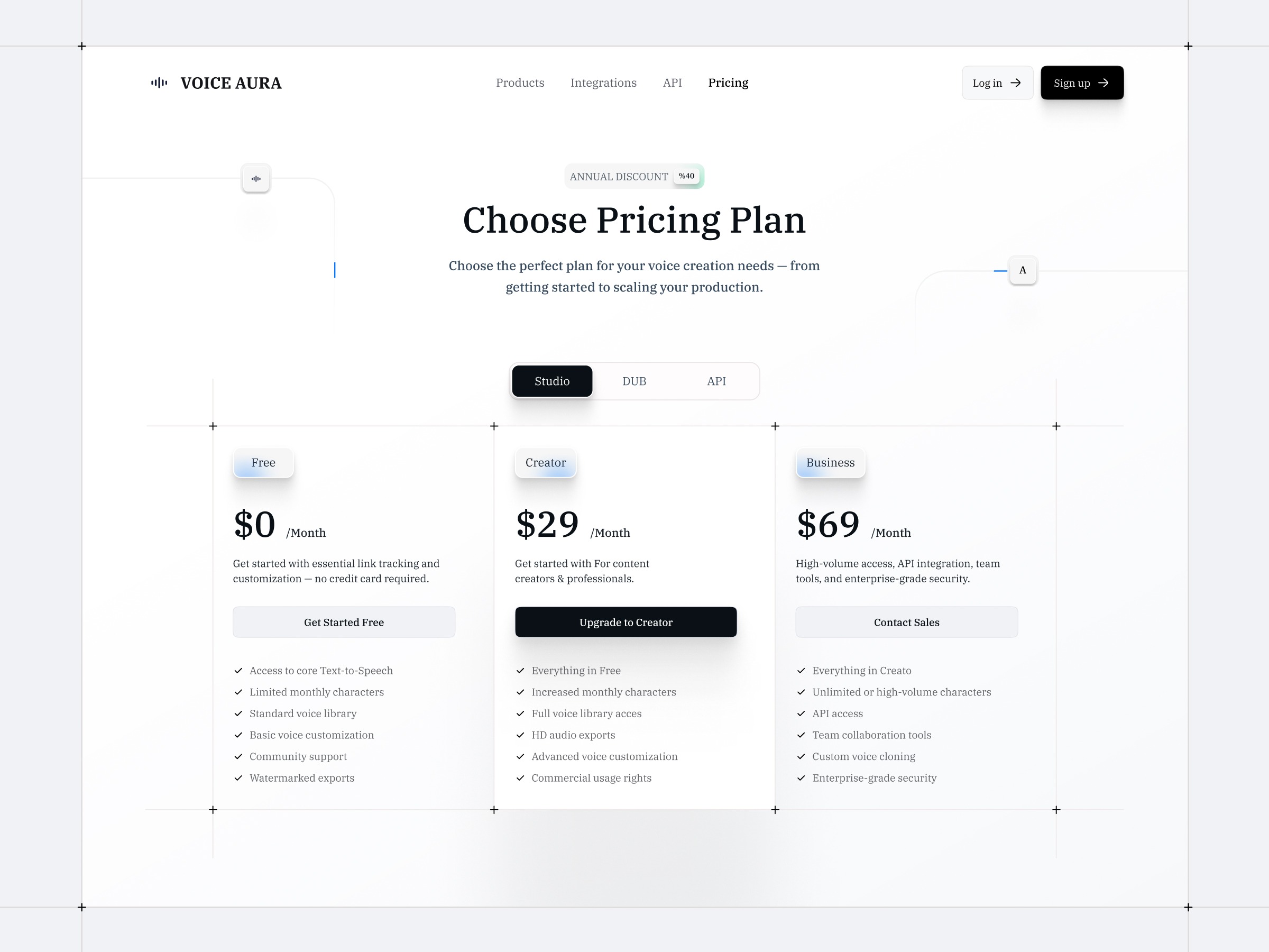 SaaS - Pricing Page