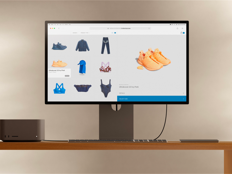 Celebrity partnership ecom site — adidas [2021]