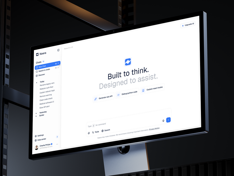 AI-Powered IDE Website Design by Shakuro