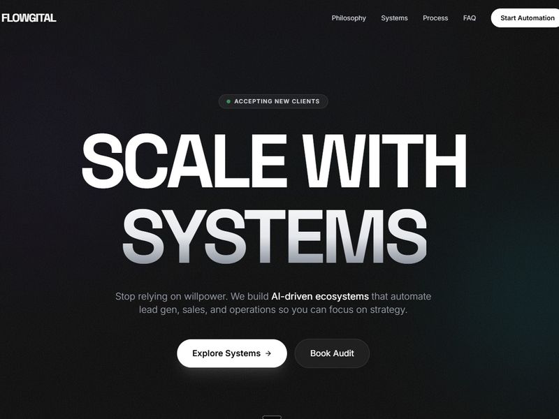 AI Automation Agency Website