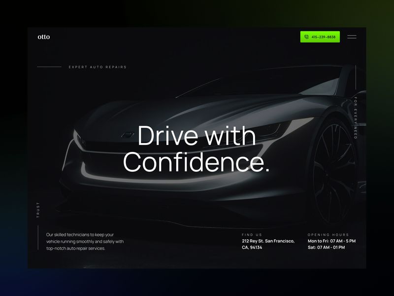 Otto: Auto Repair Shop Website Template