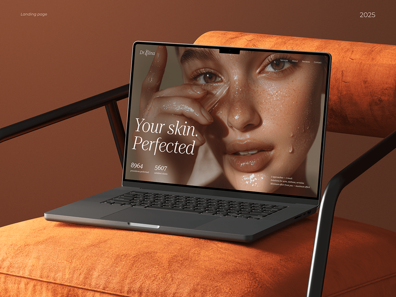 Cosmetology UI/UX — Premium Landing Page
