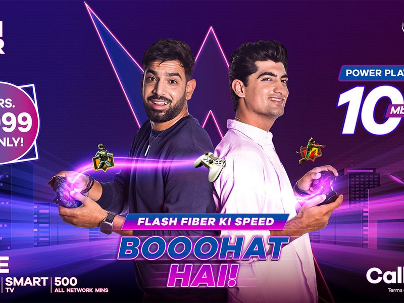 PTCL Flash Fiber | High-Speed Internet | OOH Campaigns