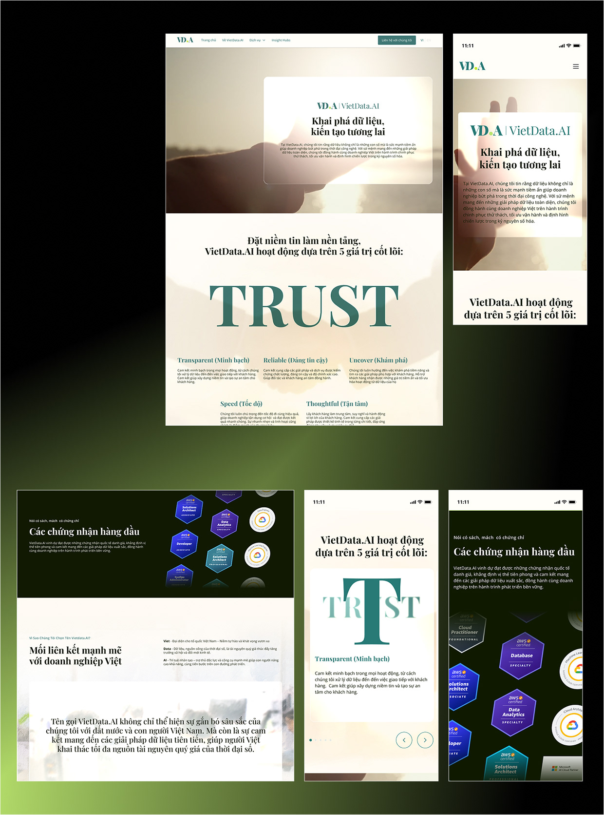 Data & AI Company Web Design - VDA Image 5