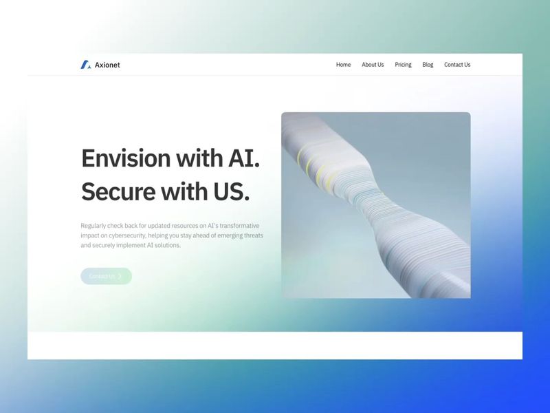 Axionet AI Cyber Security Startup Template