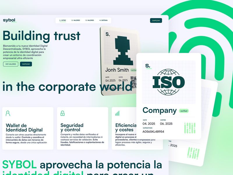 Sybol, digital identity with blockchain technology