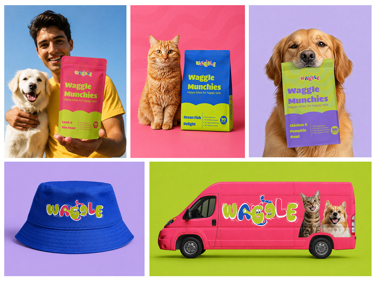Waggle — Pet Brand Identity & Packaging Image 5