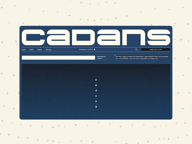 cadans | Boutique agency based in Amsterdam