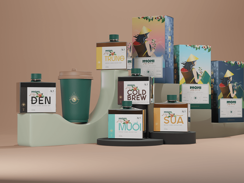 Moni Kafe [Packaging & 3D Product Visual] on Behance