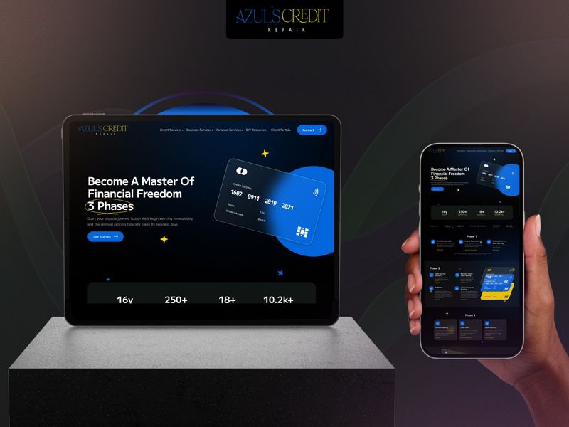 Fintech UI Inspiration: Sleek Dark Mode & Neon Accents