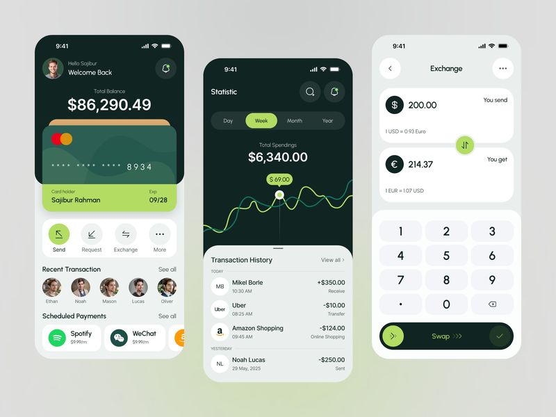 App Design for a Finance Company