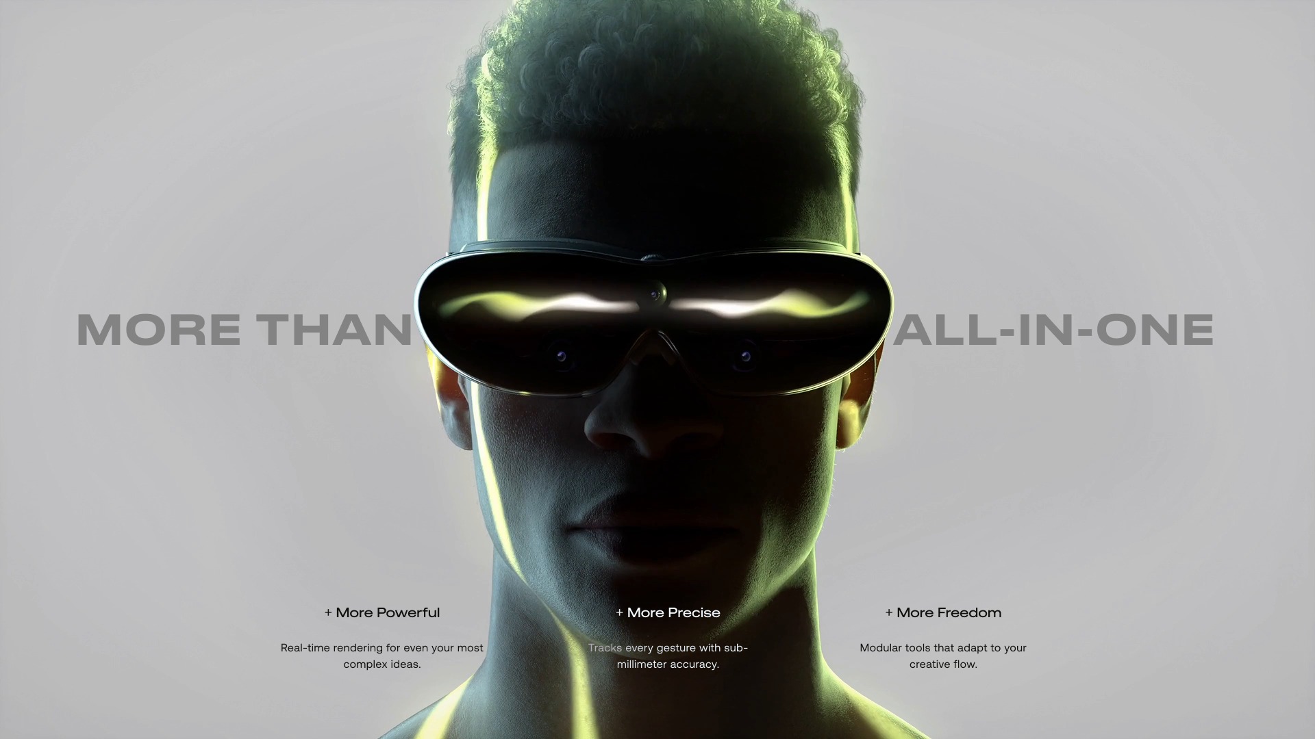 NXC - 3D XR Device Website Concept Design Image 1