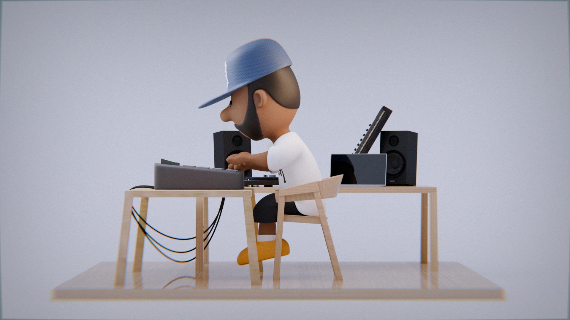 J. Dilla as a 3D Peanuts Character — Reggie Perry, Jr. Image 0