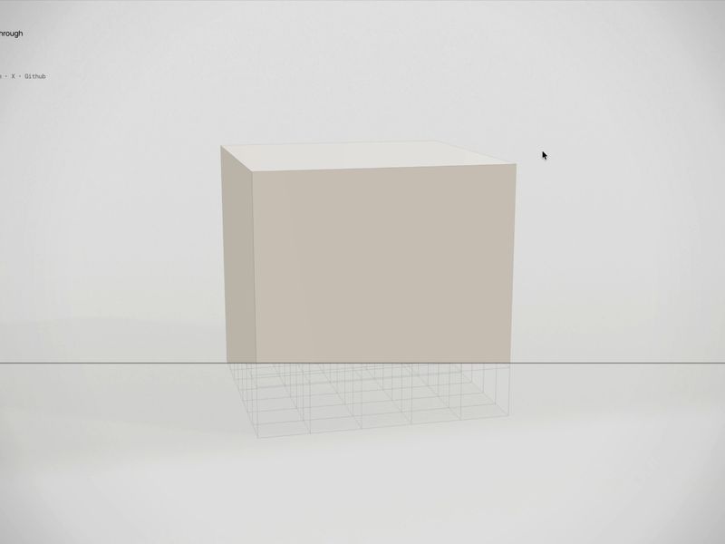 Hidden Structure - Spatial Reveal Interaction