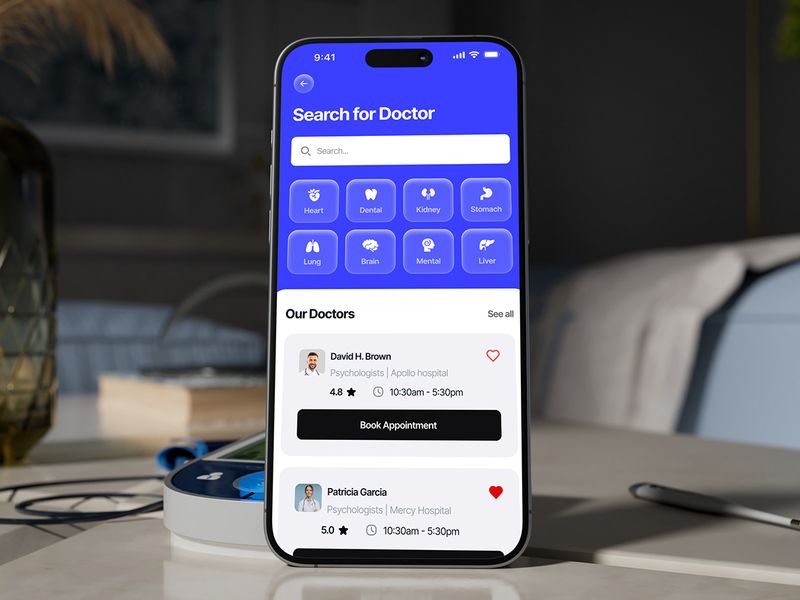 Serena Medical — Healthcare App UX/UI Design